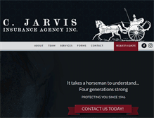 Tablet Screenshot of jarvisinsurance.com
